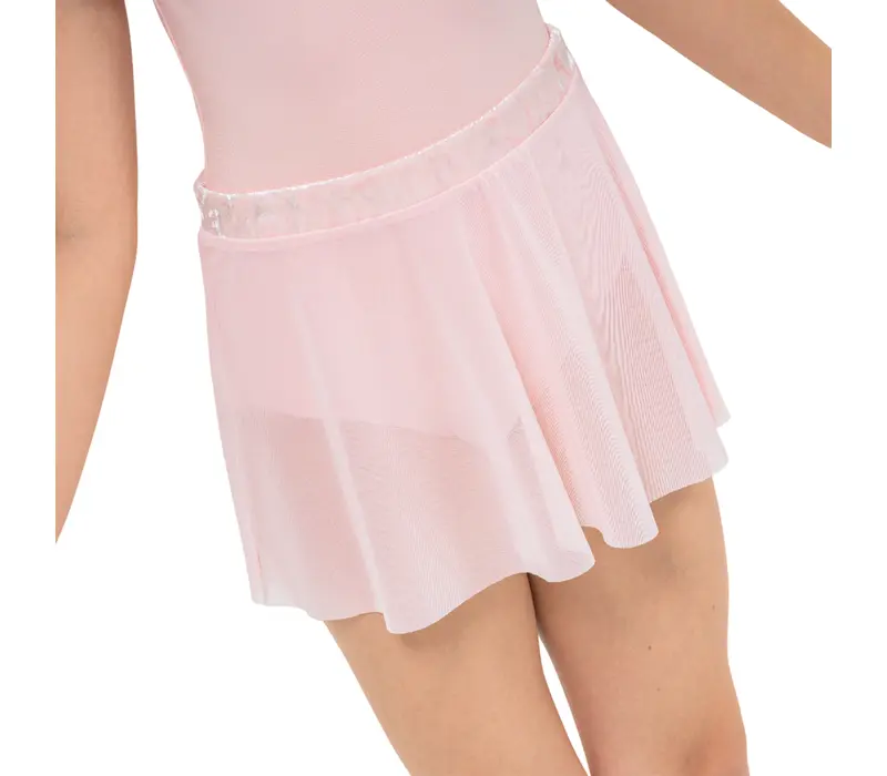 Bloch Mesh pull on skirt Sadie, fustă fetițe Bloch Mesh pull on skirt Sadie, fustă fetițe - Roz candy Bloch
