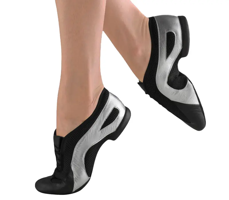 Bloch Slipstream Slip On, pantofi pentru jazz - Argintiu