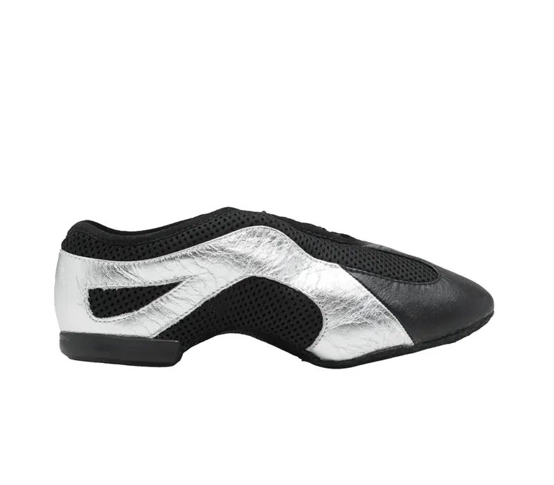 Bloch Slipstream Slip On, pantofi pentru jazz - Argintiu