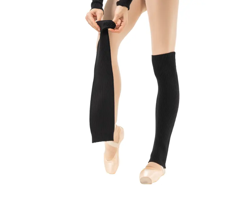 Bloch Rib legwarmer, jambiere tricotate pentru dans Bloch Rib legwarmer, jambiere tricotate pentru dans - Negru