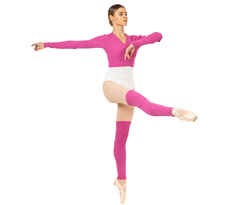 Bloch Rib legwarmer, jambiere tricotate pentru dans Bloch Rib legwarmer, jambiere tricotate pentru dans - Roz Bloch