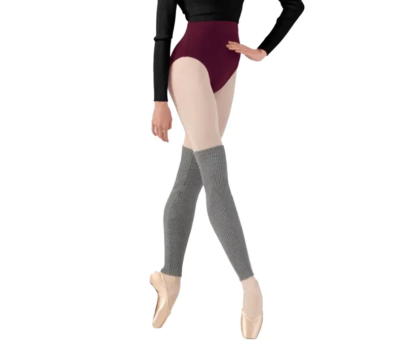 Bloch Rib legwarmer, jambiere tricotate pentru dans - Gri Bloch