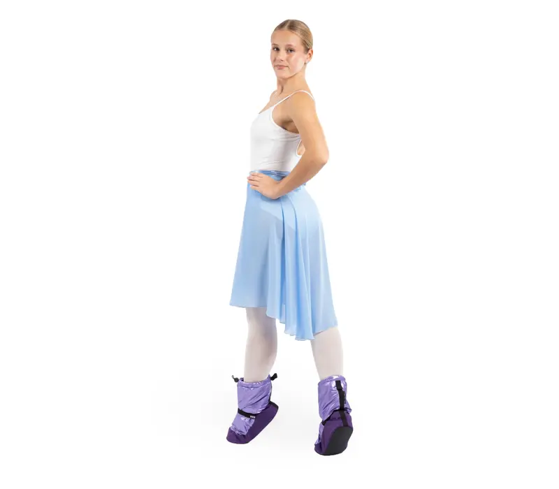 Bloch metalic bootie, încălţăminte de încălzire pentru dame - Violet purple metallic Bloch