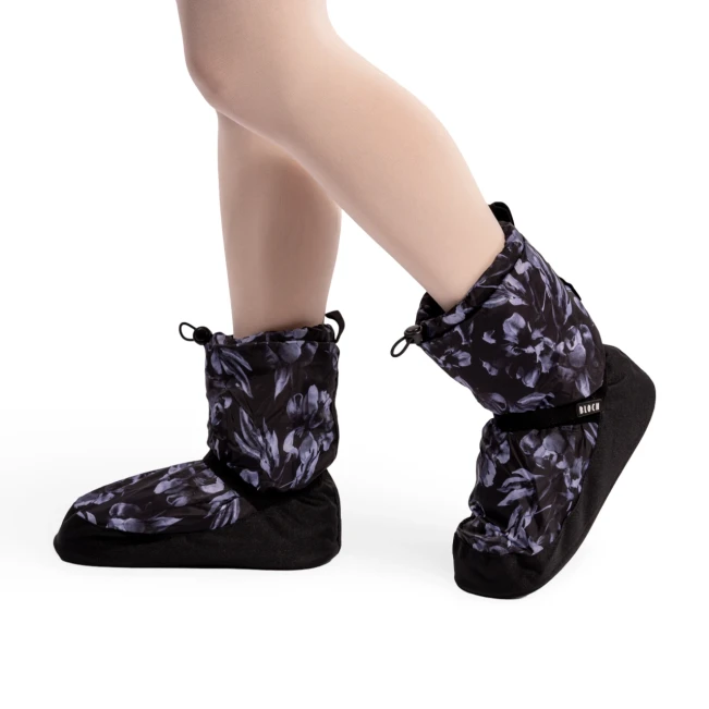 Bloch booties IM009BP printed black floral ediţie Bloch booties IM009BP printed black floral ediţie