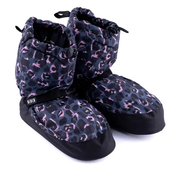 Blocg booties ediţie cu model, încălţăminte de încălzire pentru femei