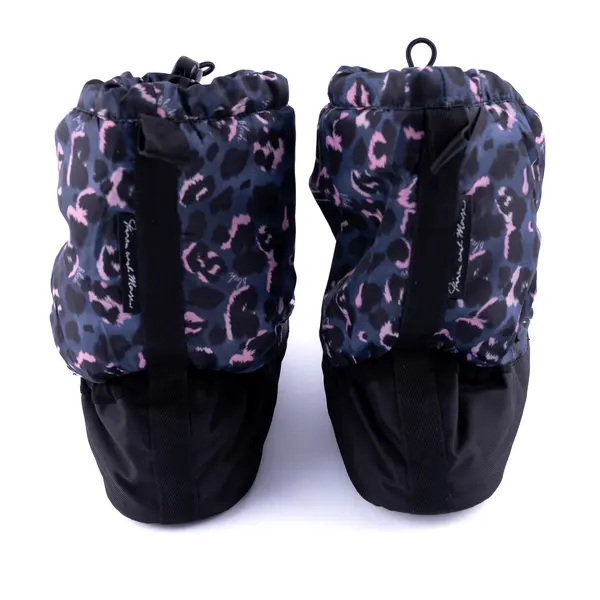 Blocg booties ediţie cu model, încălţăminte de încălzire pentru femei