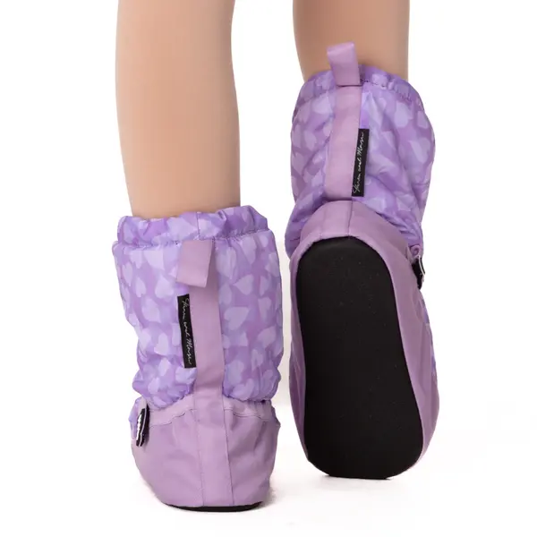 Blocg booties ediţie cu model, încălţăminte de încălzire pentru femei