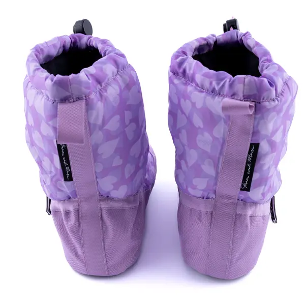 Blocg booties ediţie cu model, încălţăminte de încălzire pentru femei