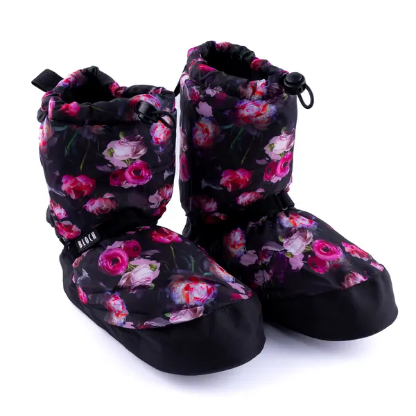 Blocg booties ediţie cu model, încălţăminte de încălzire pentru femei