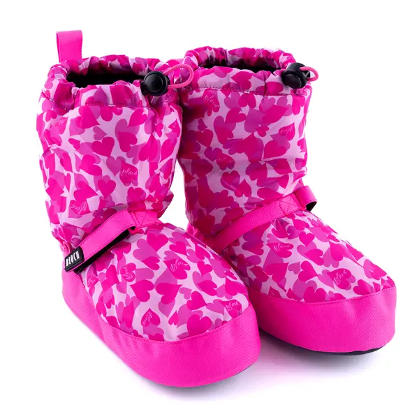 Blocg booties ediţie cu model, încălţăminte de încălzire pentru femei