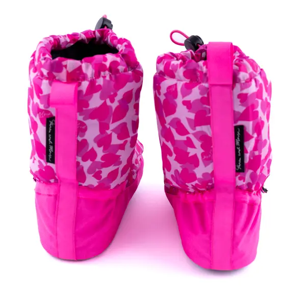 Blocg booties ediţie cu model, încălţăminte de încălzire pentru femei