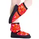 Bloch booties imprimate editie limitata, pentru copii - Tie dye red