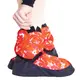 Bloch booties imprimate, pentru adulți - Tie dye red