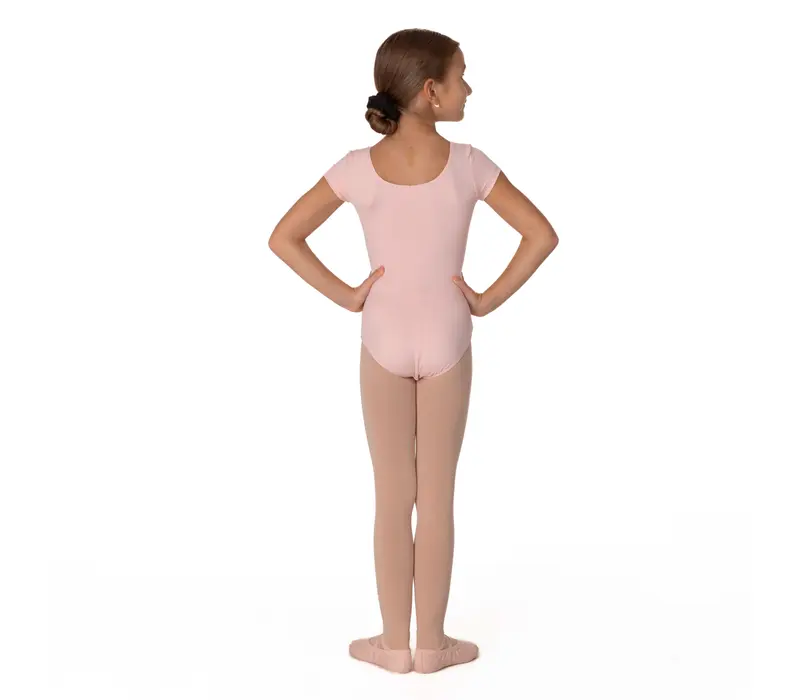 Bloch Dujour, costum de balet cu mâneca scurtă - Roz candy Bloch