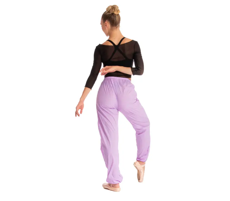 Bloch, pantaloni lungi trening de fâş antrenament pentru femei - Liliac Bloch