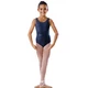 Bloch BU101C, costum de balet cu bretele late - Albastru navy bloch