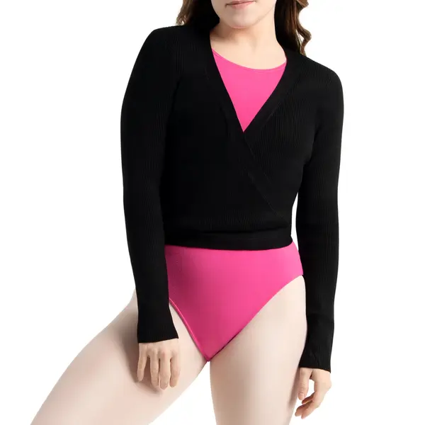 Capezio Knit Wrap Sweater, pulover pentru femei 