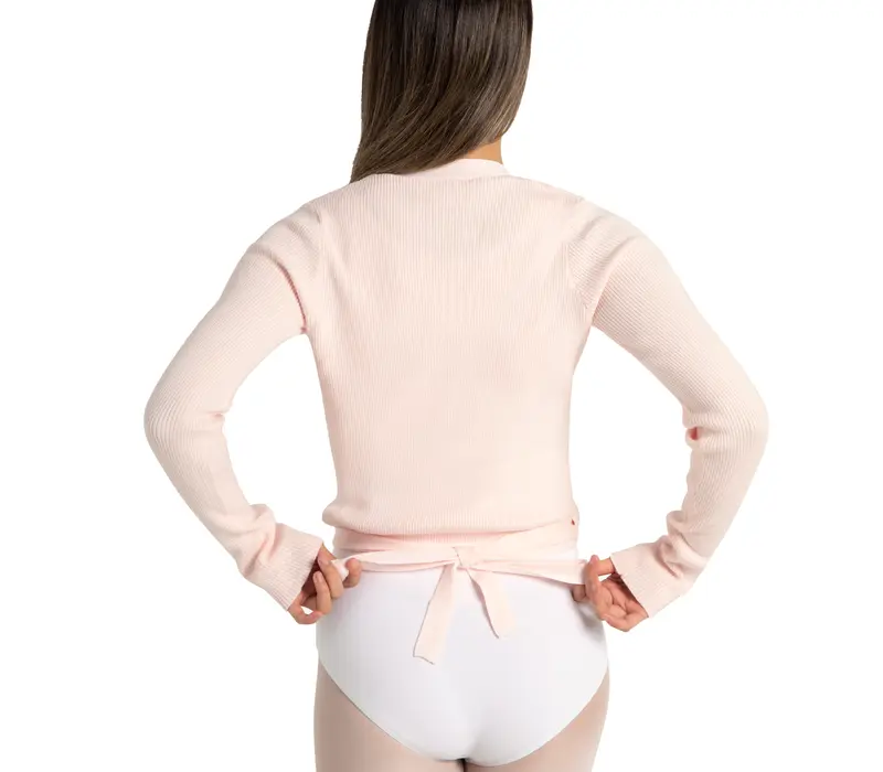 Capezio Knit Wrap Sweater, pulover pentru femei Capezio Knit Wrap Sweater, pulover pentru femei - Roz Capezio