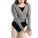 Capezio Knit Wrap Sweater, pulover pentru femei 