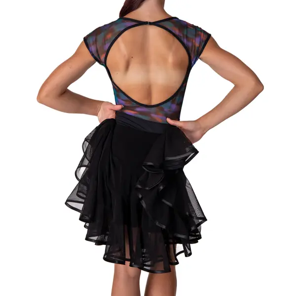 Capezio Mystical raglan ballroom, dres pentru fete cu mânecă scurtă