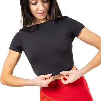 Capezio Clover Crop Top, top latino de damă