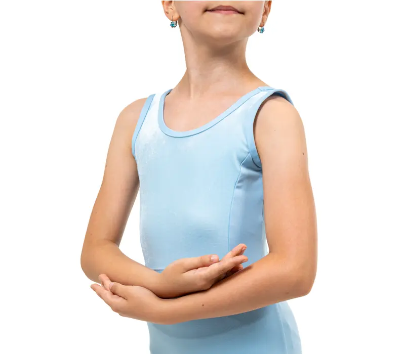 Capezio Eloise leotard, dres pentru fete - Albastru închis Capezio