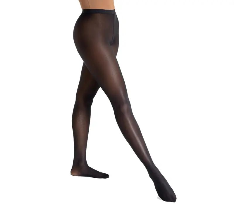 Capezio ultra shimmery, ciorapi luminoase - Negru