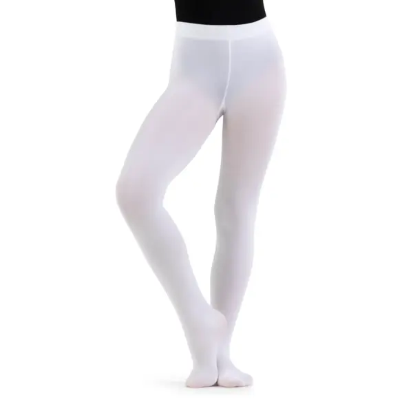 Capezio ultra soft Footed Tight, ciorapi de fete cu talpa plină