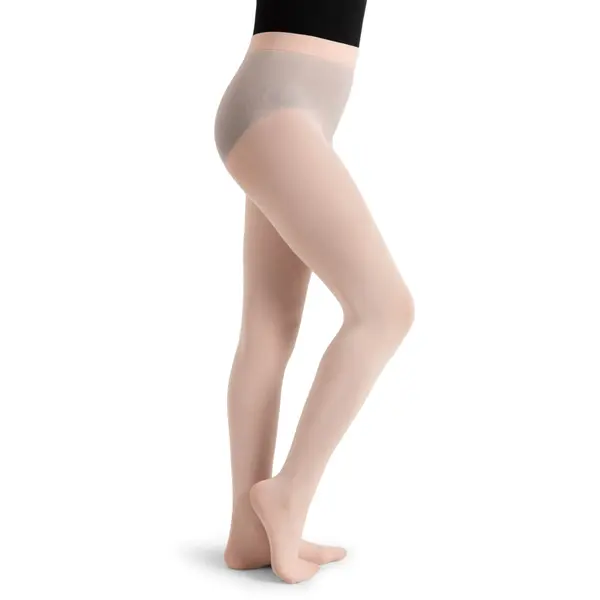 Capezio ultra soft Footed Tight, ciorapi de fete cu talpa plină