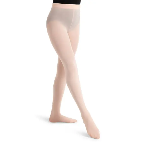 Capezio ultra soft Footed Tight, ciorapi de fete cu talpa plină