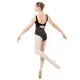 Capezio, costum de balet cu bretele late - Negru