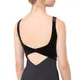 Capezio, costum de balet cu bretele late - Negru