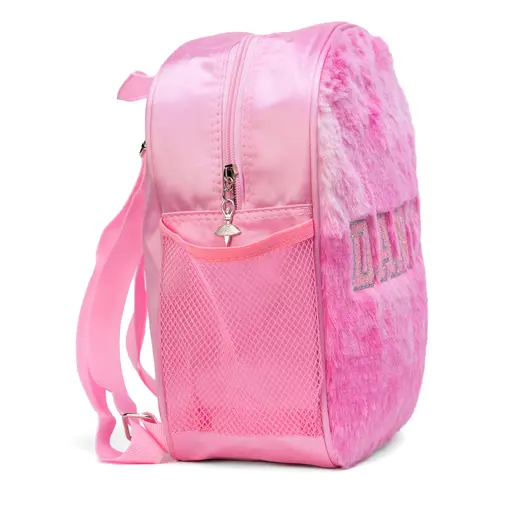 Capezio Faux Fur Dancee Backpack,  rucsac pentru fete