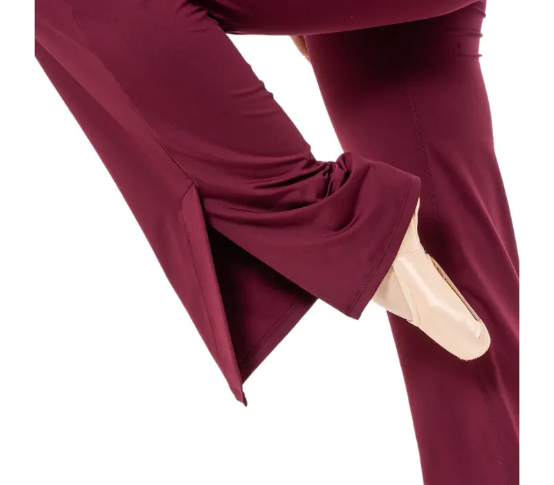 Capezio Beguile Pant, pantaloni pentru femei - Vișiniu Windsor Wine Capezio