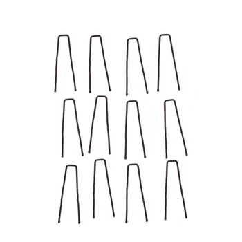 Bunheads agrafe de păr cu lungime 5 cm - Maro