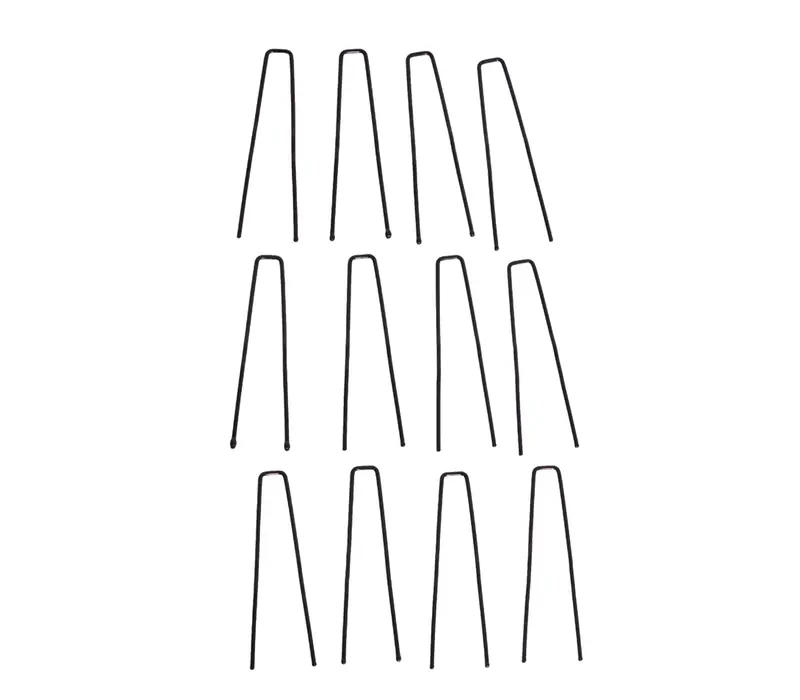 Bunheads, agrafe de păr cu lungimea de 6,4 cm - Maro