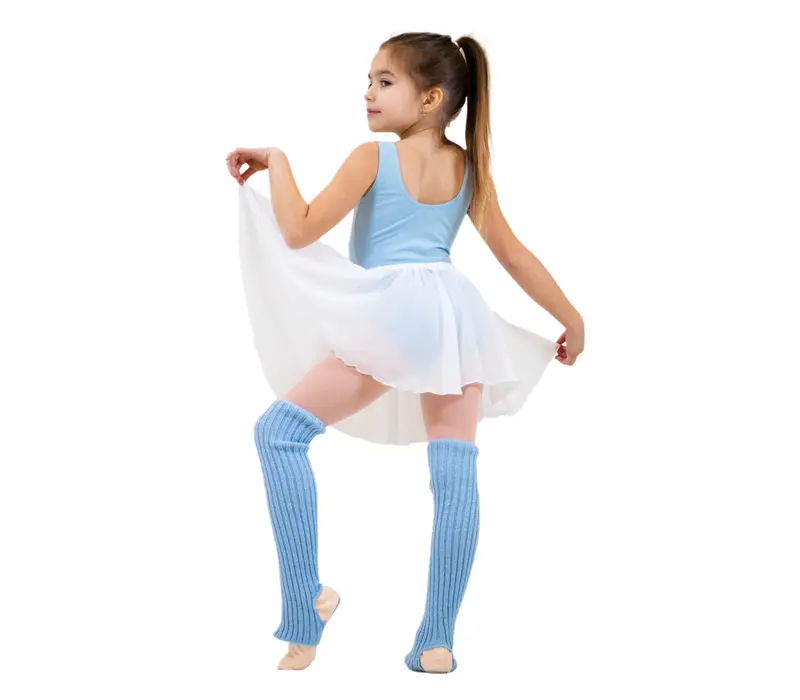 Capezio costum de balet pentru copii cu curea si bretele late - Albastru închis Capezio