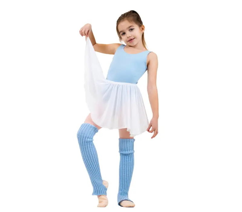 Capezio costum de balet pentru copii cu curea si bretele late - Albastru închis Capezio