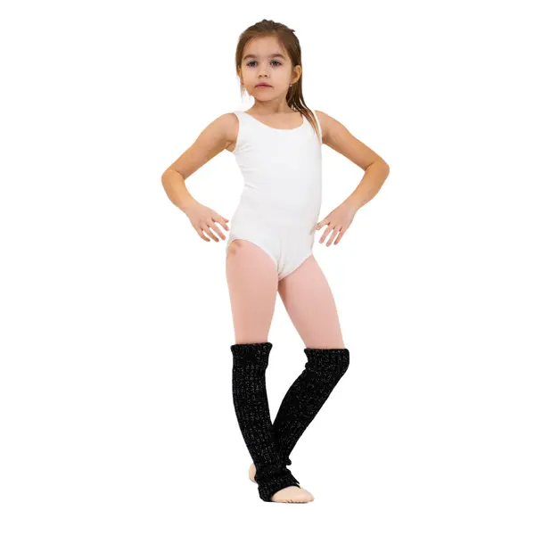 Capezio costum de balet pentru copii cu curea si bretele late