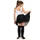 Capezio costum de balet pentru copii cu curea si bretele late - Alb