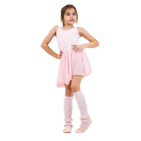 Capezio costum de balet pentru copii cu curea si bretele late