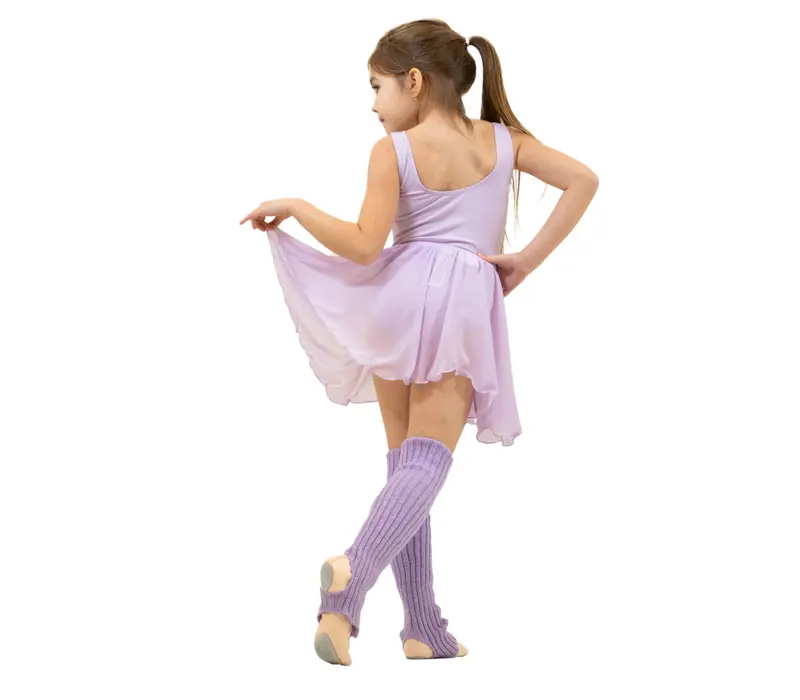 Capezio costum de balet pentru copii cu curea si bretele late - Lavanda Capezio costum de balet pentru copii cu curea si bretele late - Lavanda