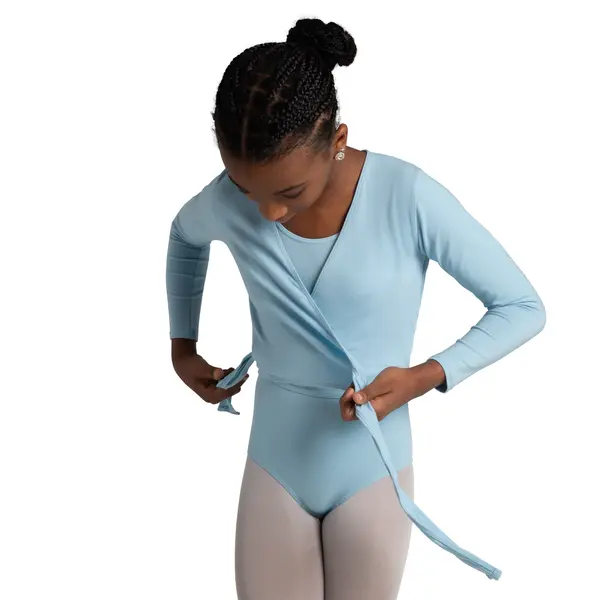 Capezio cross over top, top pentru încălzire pentru fete