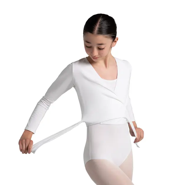 Capezio cross over top, top pentru încălzire pentru fete