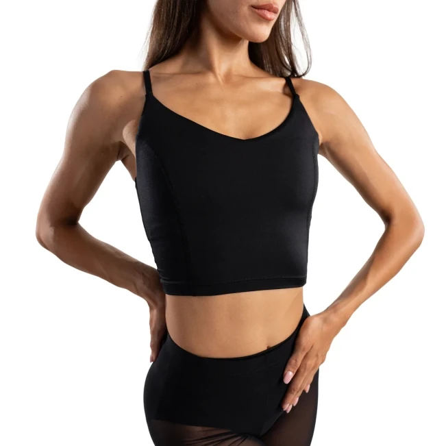 Capezio Dance Cami top, top latino de antrenament pentru femei pe bretele Capezio Dance Cami top, top latino de antrenament pentru femei pe bretele