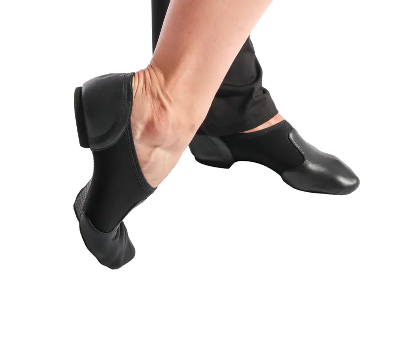 Capezio Glove jazz shoe, pantofi de jazz ergonomici pentru femei - Negru