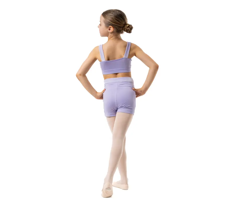 Capezio Catherine Top, crop top pentru fetițe - Lavanda
