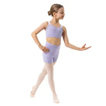 Capezio Charlotte Short, pantaloni scurți pentru fetițe - Lavanda
