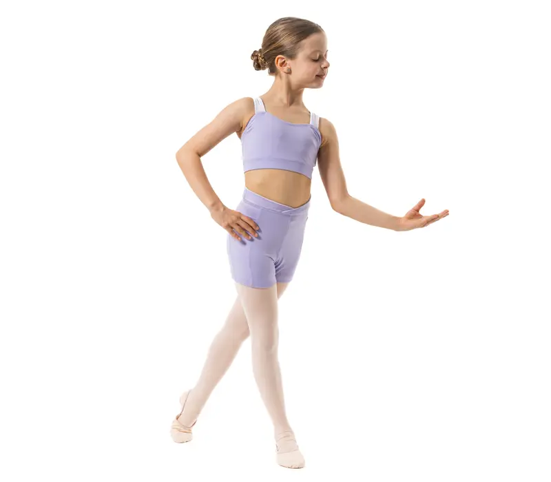 Capezio Charlotte Short, pantaloni scurți pentru fetițe - Lavanda