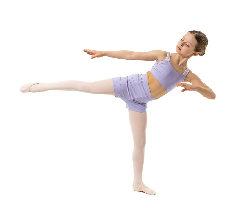 Capezio Charlotte Short, pantaloni scurți pentru fetițe - Lavanda